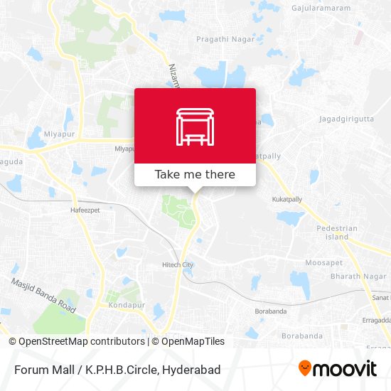 Forum Mall / K.P.H.B.Circle map