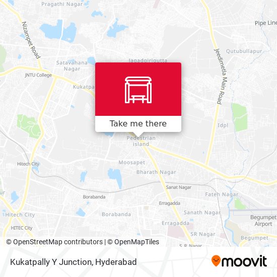 Kukatpally Y Junction map