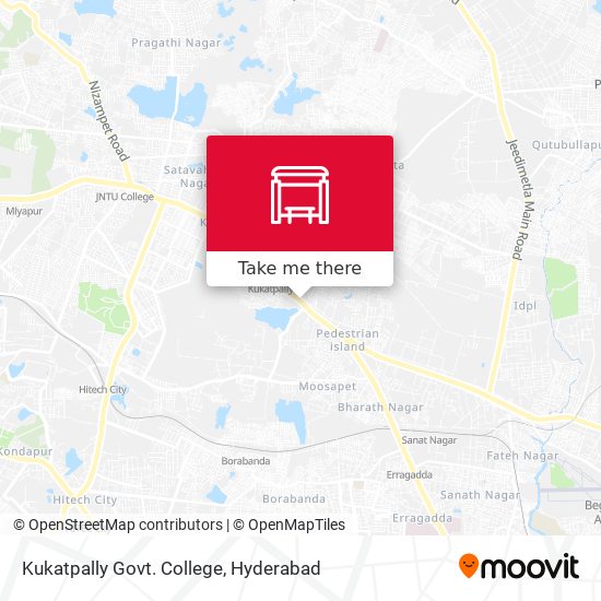 Kukatpally Govt. College map
