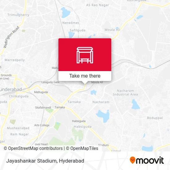 Jayashankar Stadium map