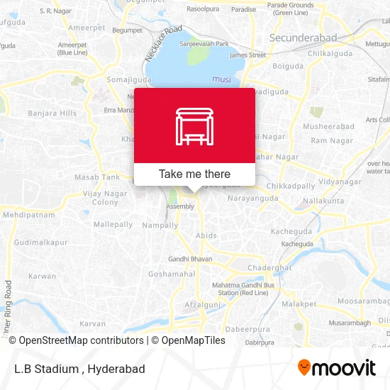 L.B Stadium map