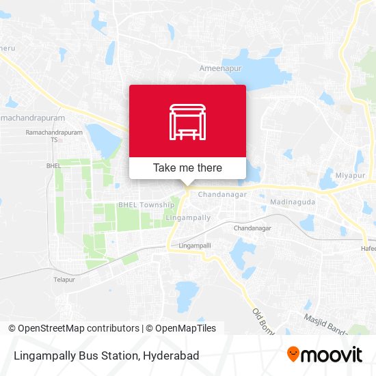 Lingampally Bus Station map