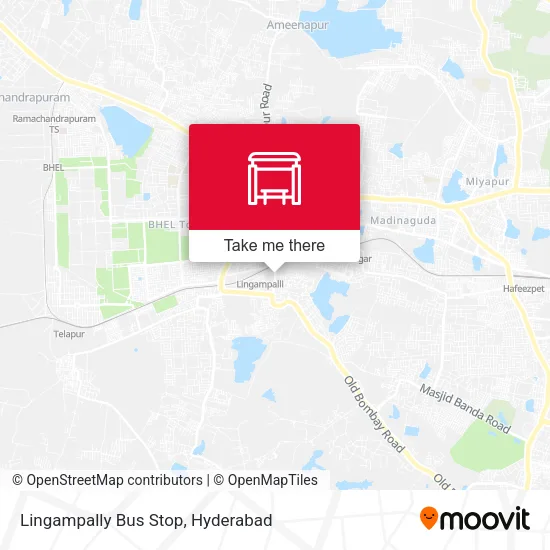 Lingampally Bus Stop map
