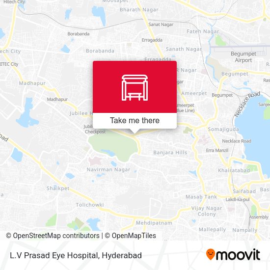 L.V Prasad Eye Hospital map