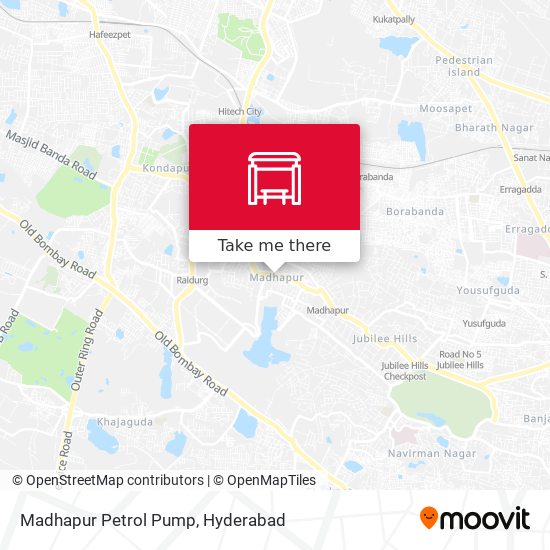 Madhapur Petrol Pump map