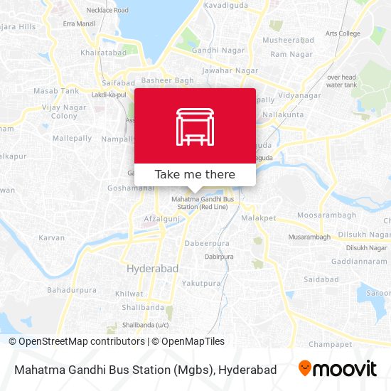 Mahatma Gandhi Bus Station (Mgbs) map