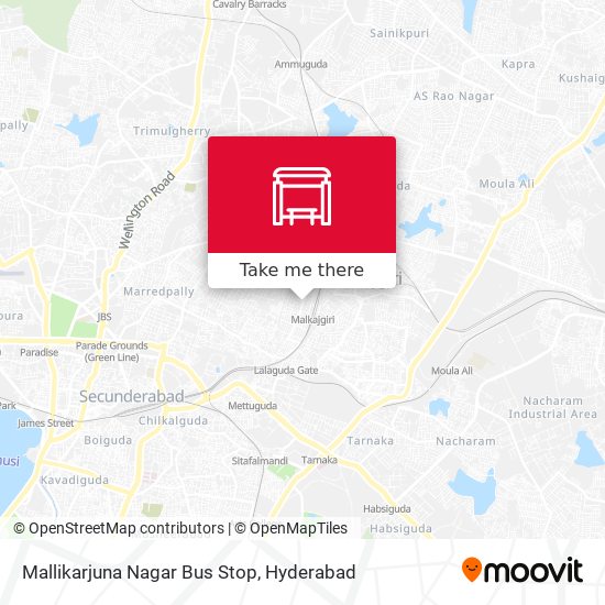 Mallikarjuna Nagar Bus Stop map