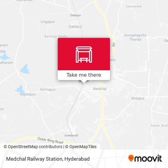Medchal Railway Station map