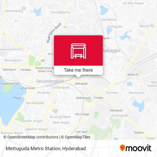 Mettuguda Metro Station map