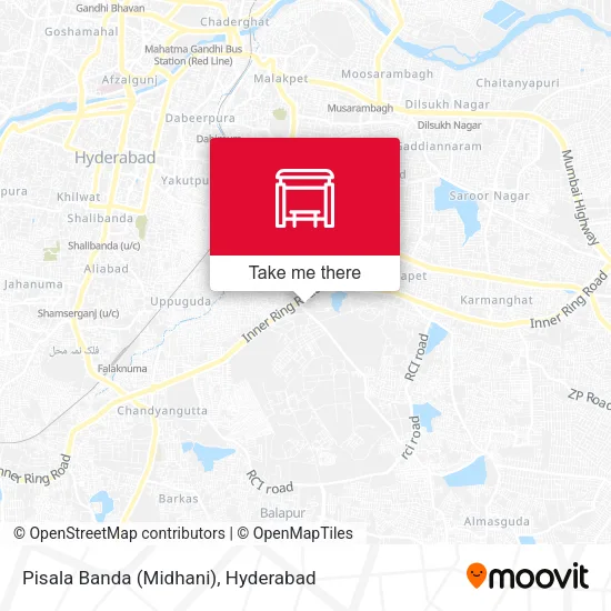 Pisala Banda (Midhani) map