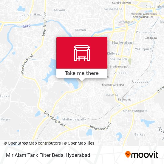 Mir Alam Tank Filter Beds map