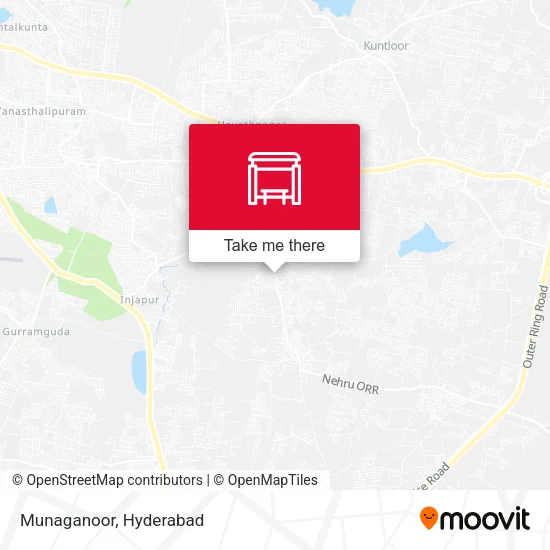 Munaganoor map