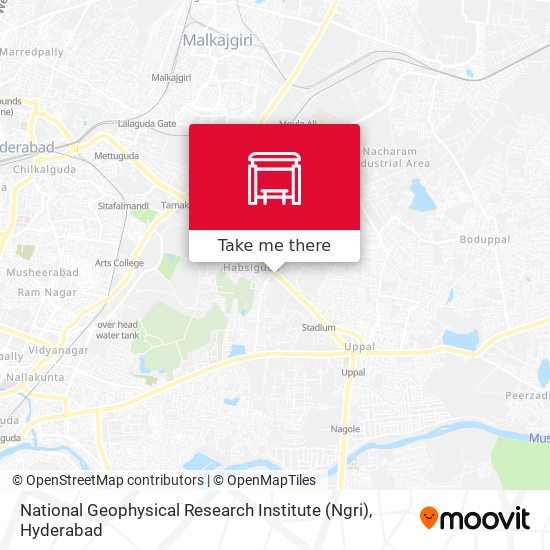 National Geophysical Research Institute (Ngri) map