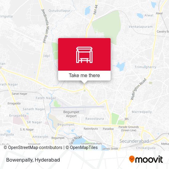 Bowenpally map