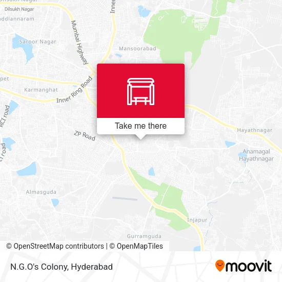 N.G.O's Colony map