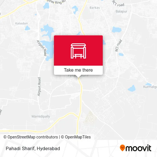 Pahadi Sharif map