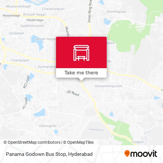 Panama Godown Bus Stop map