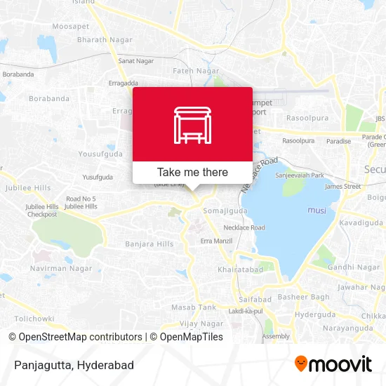 Panjagutta map