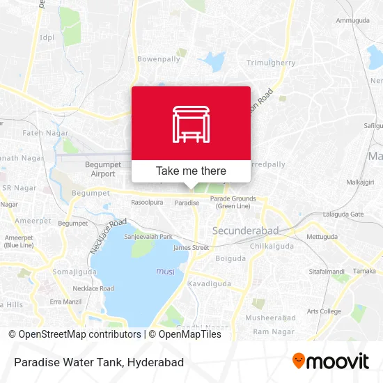 Paradise Water Tank map