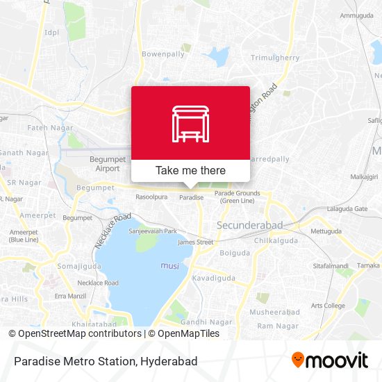 Paradise Metro Station map