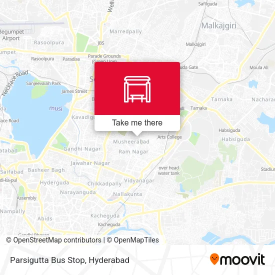 Parsigutta Bus Stop map