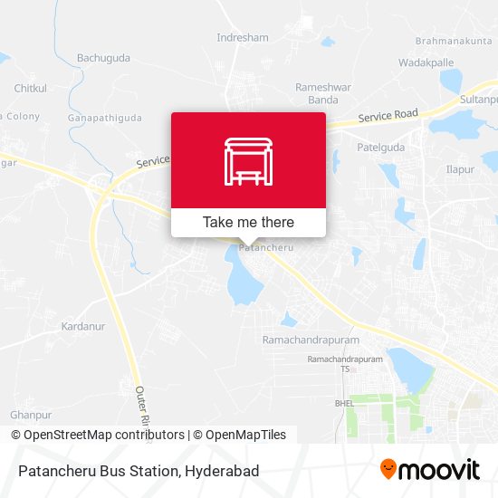 Patancheru Bus Station map