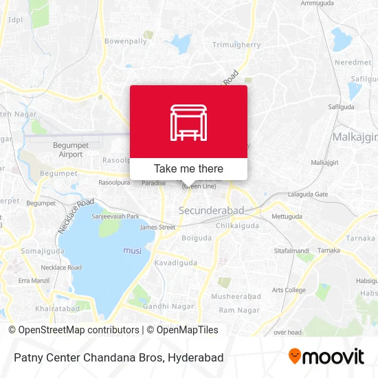 Patny Center Chandana Bros map