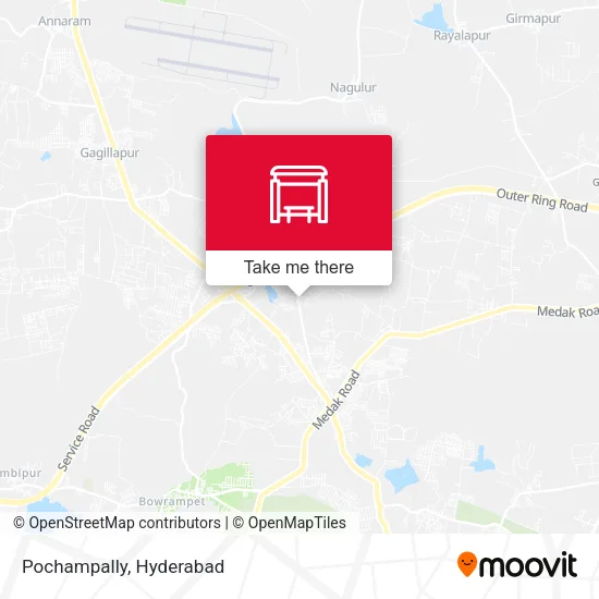 Pochampally map