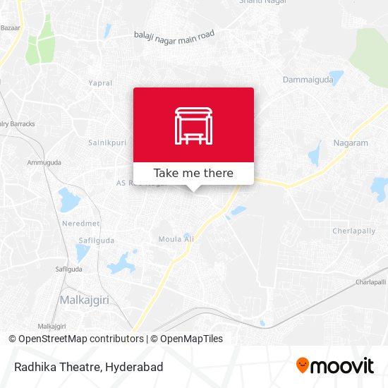 Radhika Theatre map