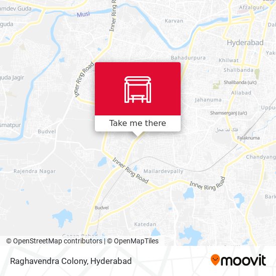 Raghavendra Colony map