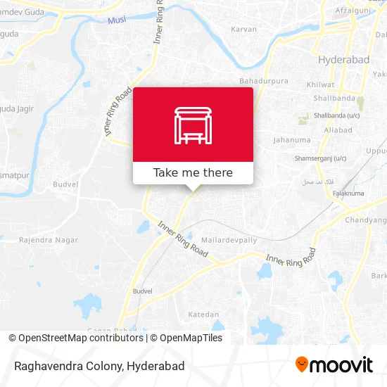 Raghavendra Colony map