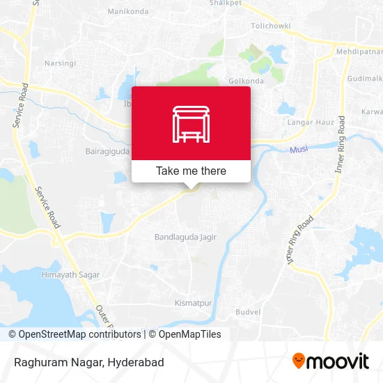 Raghuram Nagar map