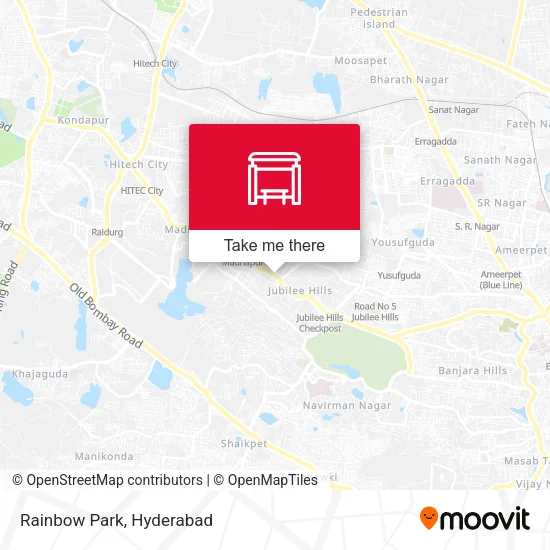 Rainbow Park map