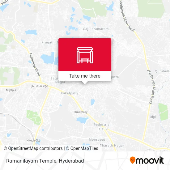 Ramanilayam Temple map