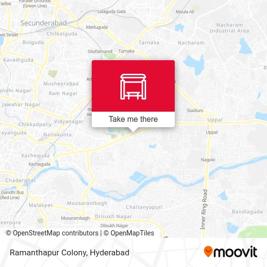 Ramanthapur Colony map