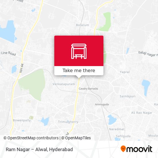 Ram Nagar – Alwal map