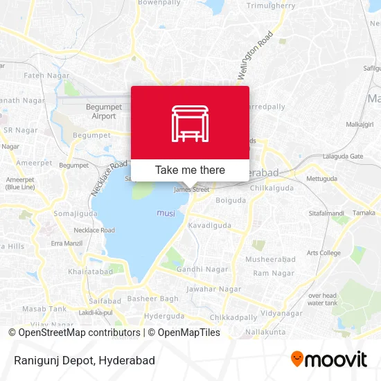 Ranigunj Depot map