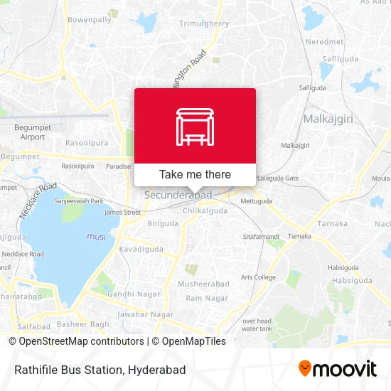 Rathifile Bus Station map