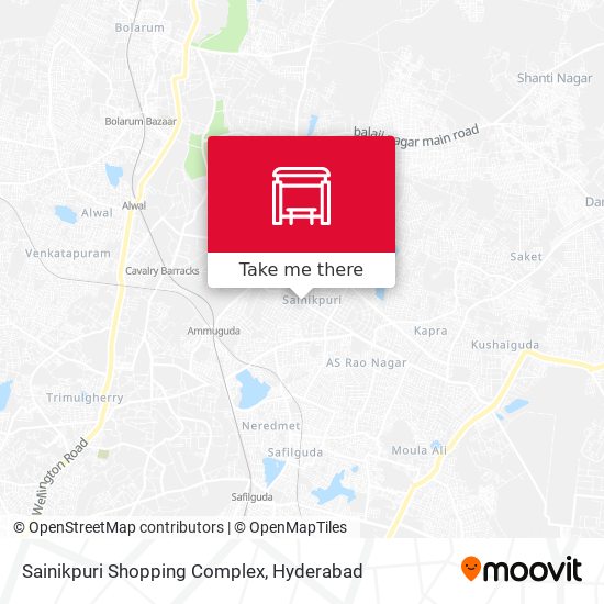 Sainikpuri Shopping Complex map