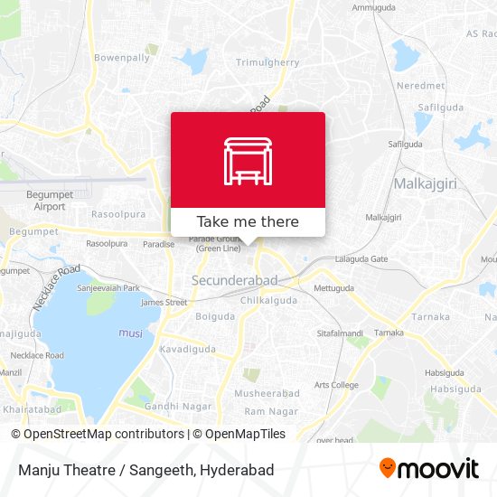 Manju Theatre / Sangeeth map