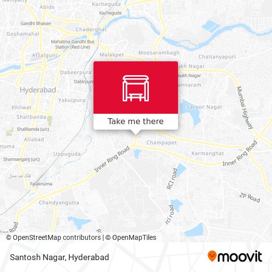 Santosh Nagar map