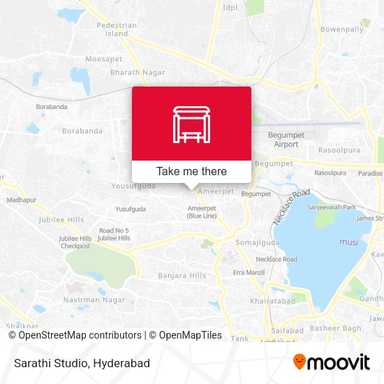 Sarathi Studio map