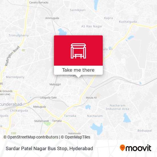 Sardar Patel Nagar Bus Stop map