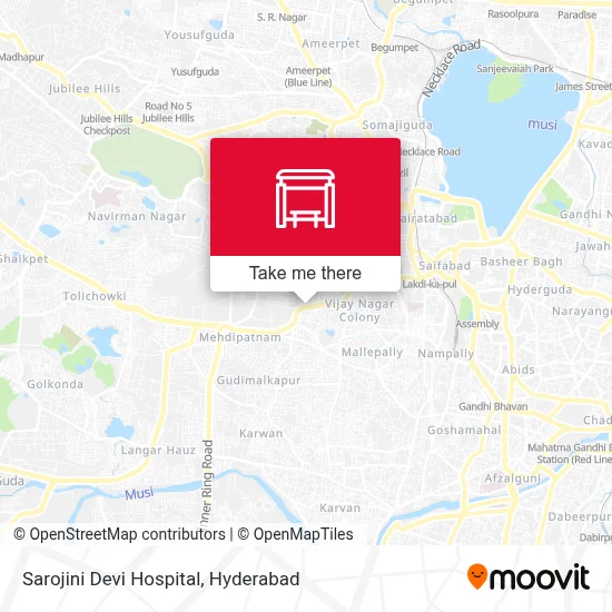 Sarojini Devi Hospital map