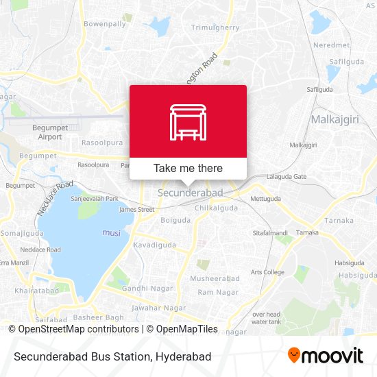 Secunderabad Bus Station map