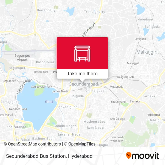 Secunderabad Bus Station map