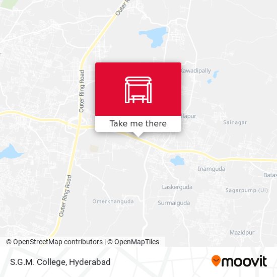 S.G.M. College map