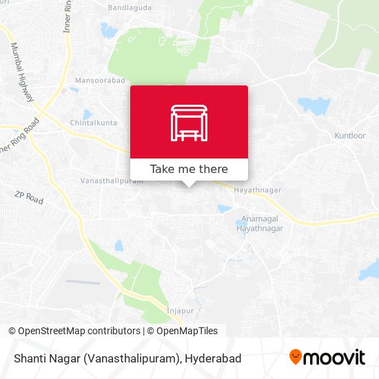 Shanti Nagar (Vanasthalipuram) map