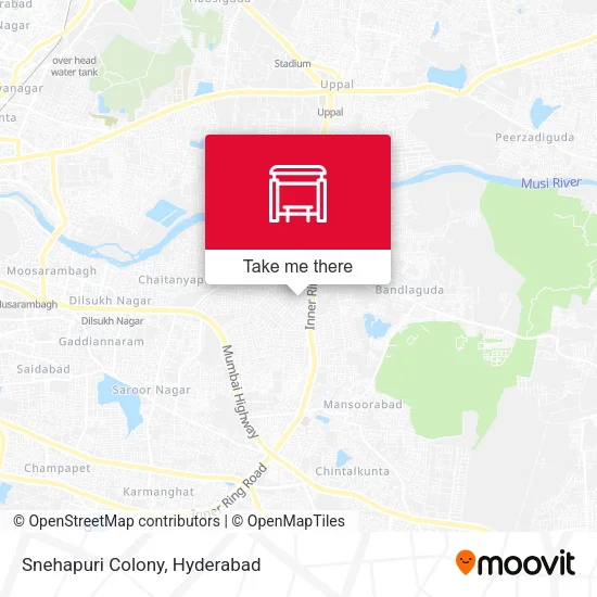 Snehapuri Colony map