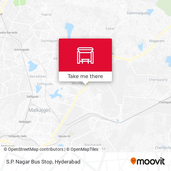 S.P. Nagar Bus Stop map